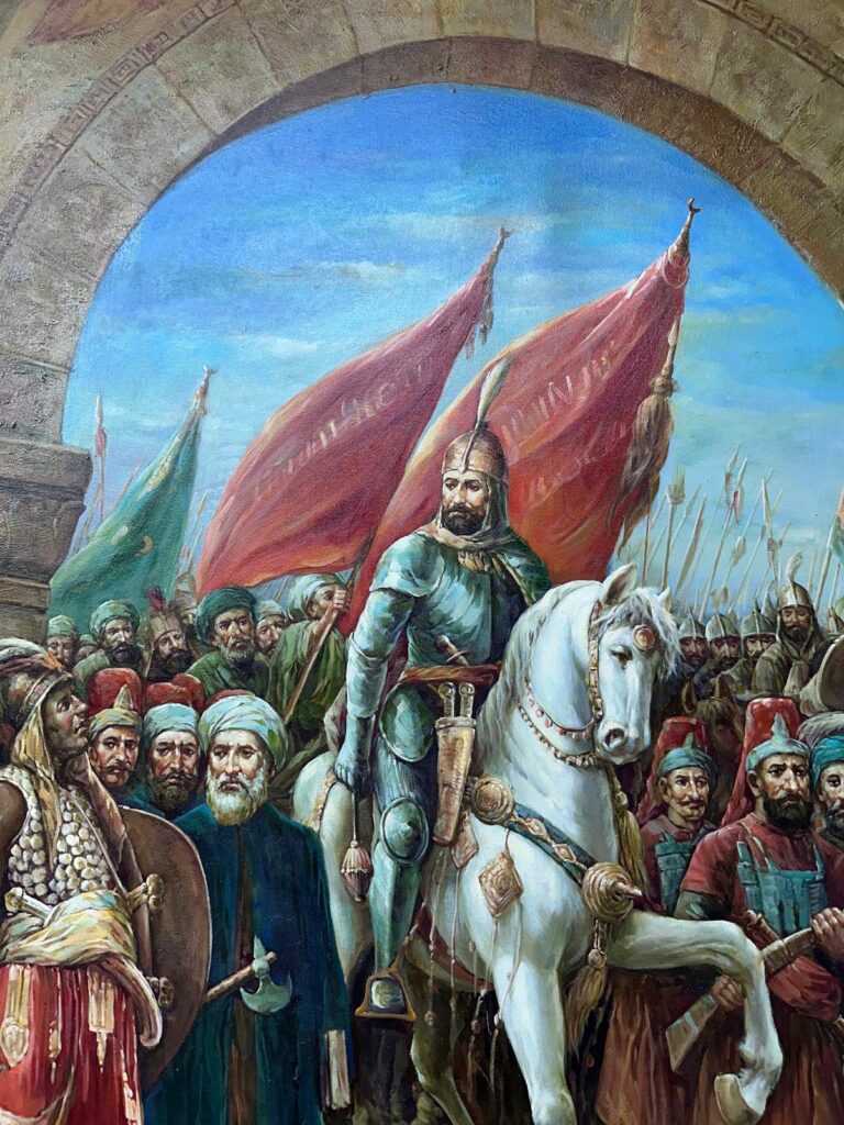 A.Rıza (Fausto Zonaro Reprodüksiyonu) - Detay