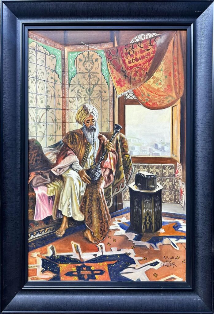 Rüzgar/ R.Ernst “Smoking the Hookah” Reprodüksiyon