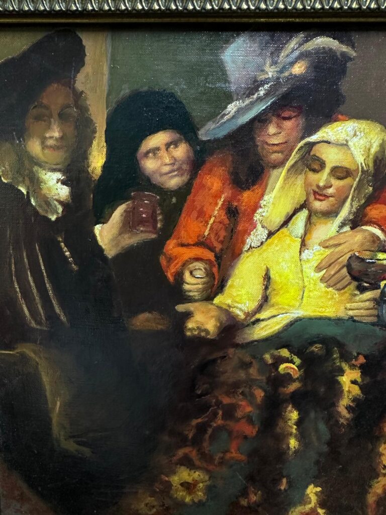 E.Görz? (..81) Avrupa İmzalı (Johannes Vermeer’in “The Procuress” Reprodüksiyon) - Detay