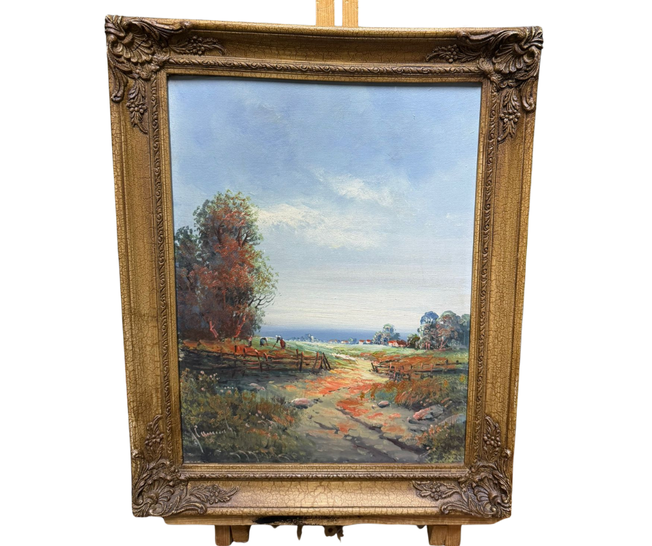3 🎨 Sebahattin Camcıoğlu – Çift Eser (Peyzaj Kompozisyonları) - Görsel 1
